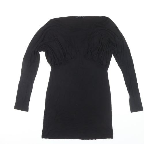 French Connection Women's Black Long Sleeve Dress, Size 14