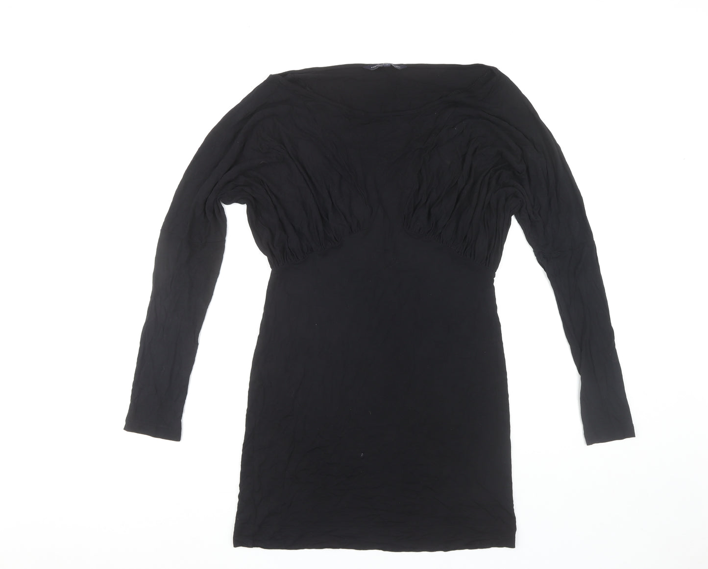 French Connection Women's Black Long Sleeve Dress, Size 14