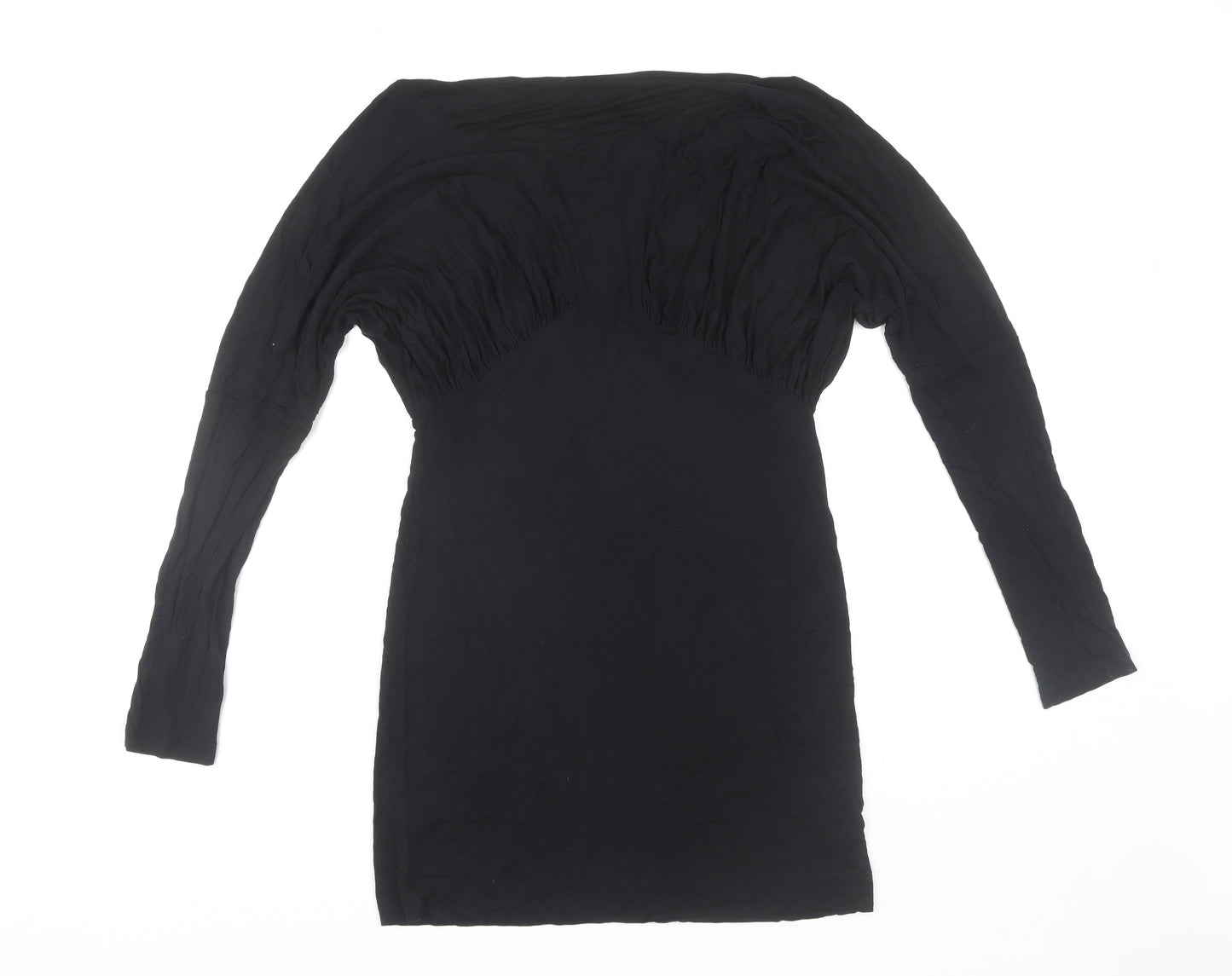 French Connection Women's Black Long Sleeve Dress, Size 14