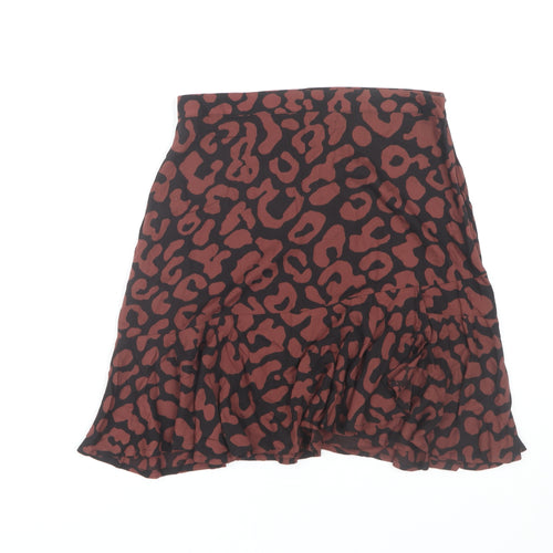 Baukjen Women’s Multicoloured Animal Print Skirt UK 10