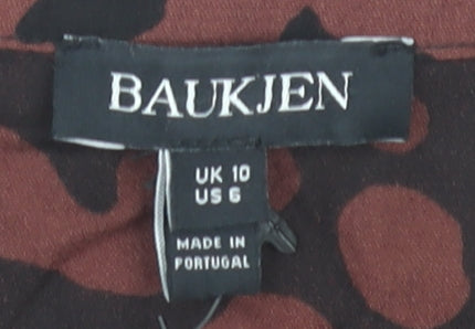 Baukjen Women’s Multicoloured Animal Print Skirt UK 10