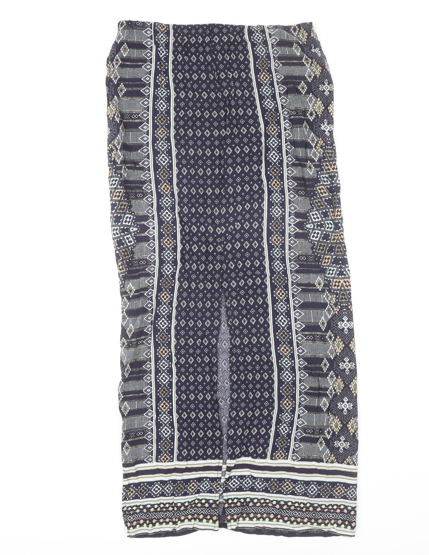 Warehouse Women's Size 8 Geometric Multicoloured Skirt