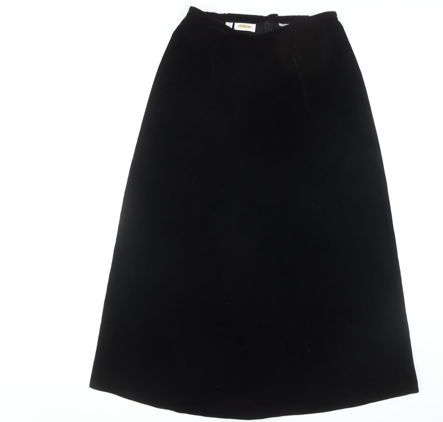 Talbots Women's Black Velvet Skirt - Size 10