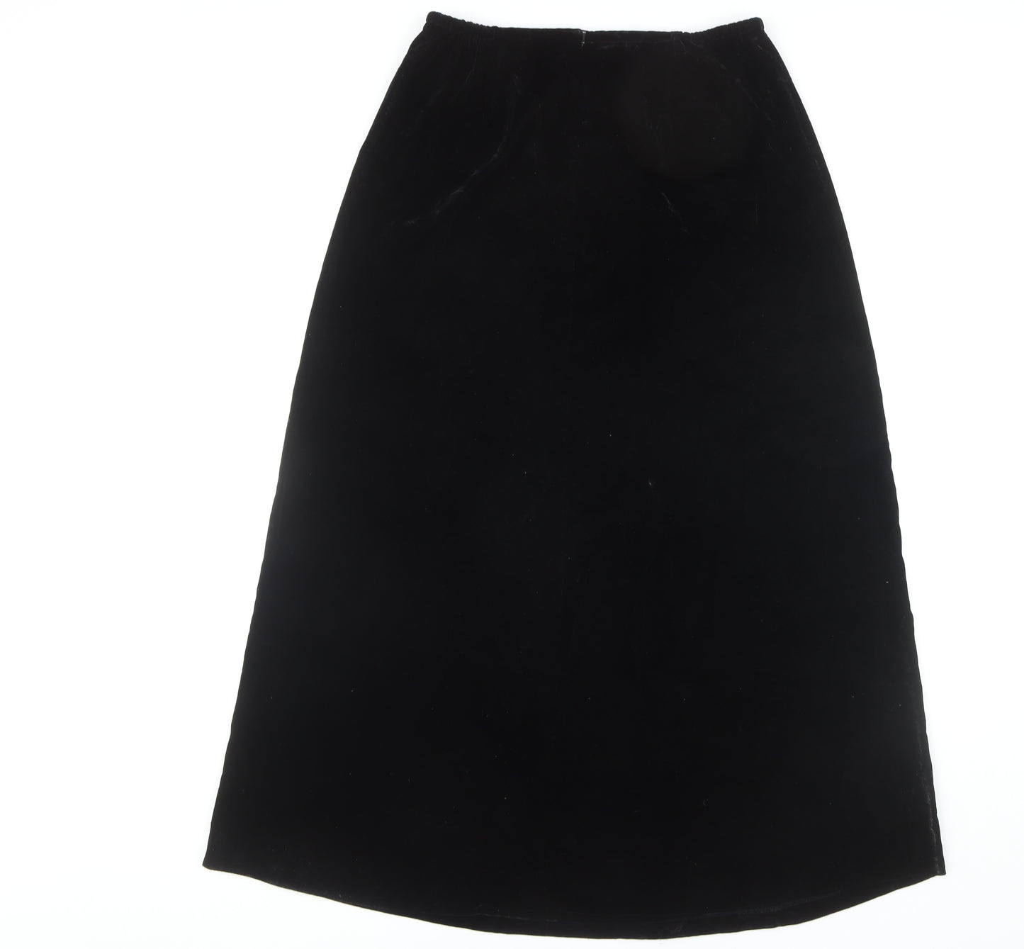 Talbots Women's Black Velvet Skirt - Size 10