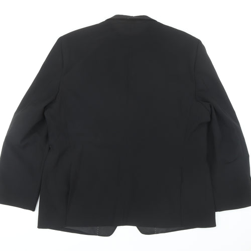 FELLINI TAILORED Men's Black Tuxedo Blazer 48 S