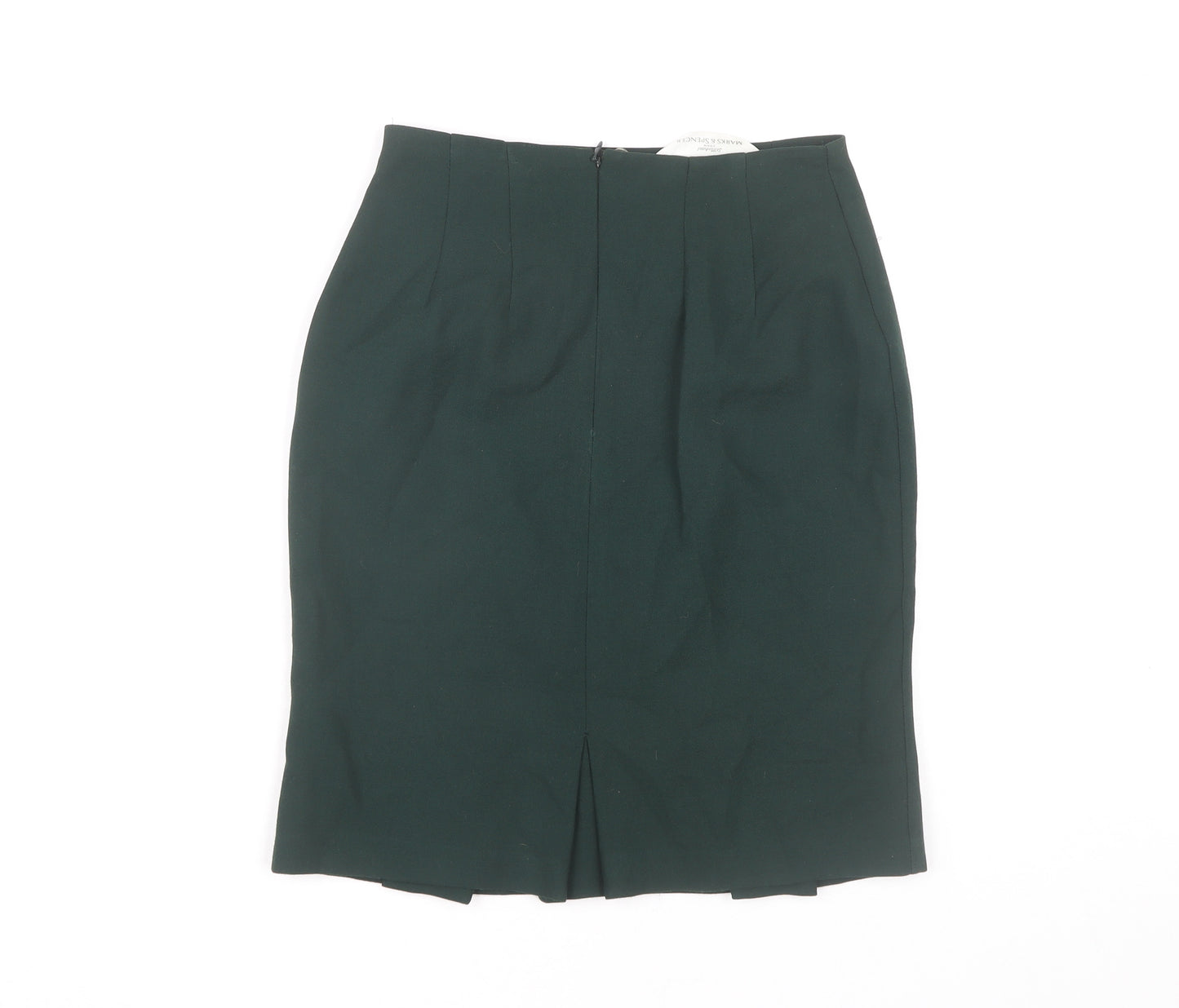 Marks and Spencer Women's Green Knee Length Pencil Skirt