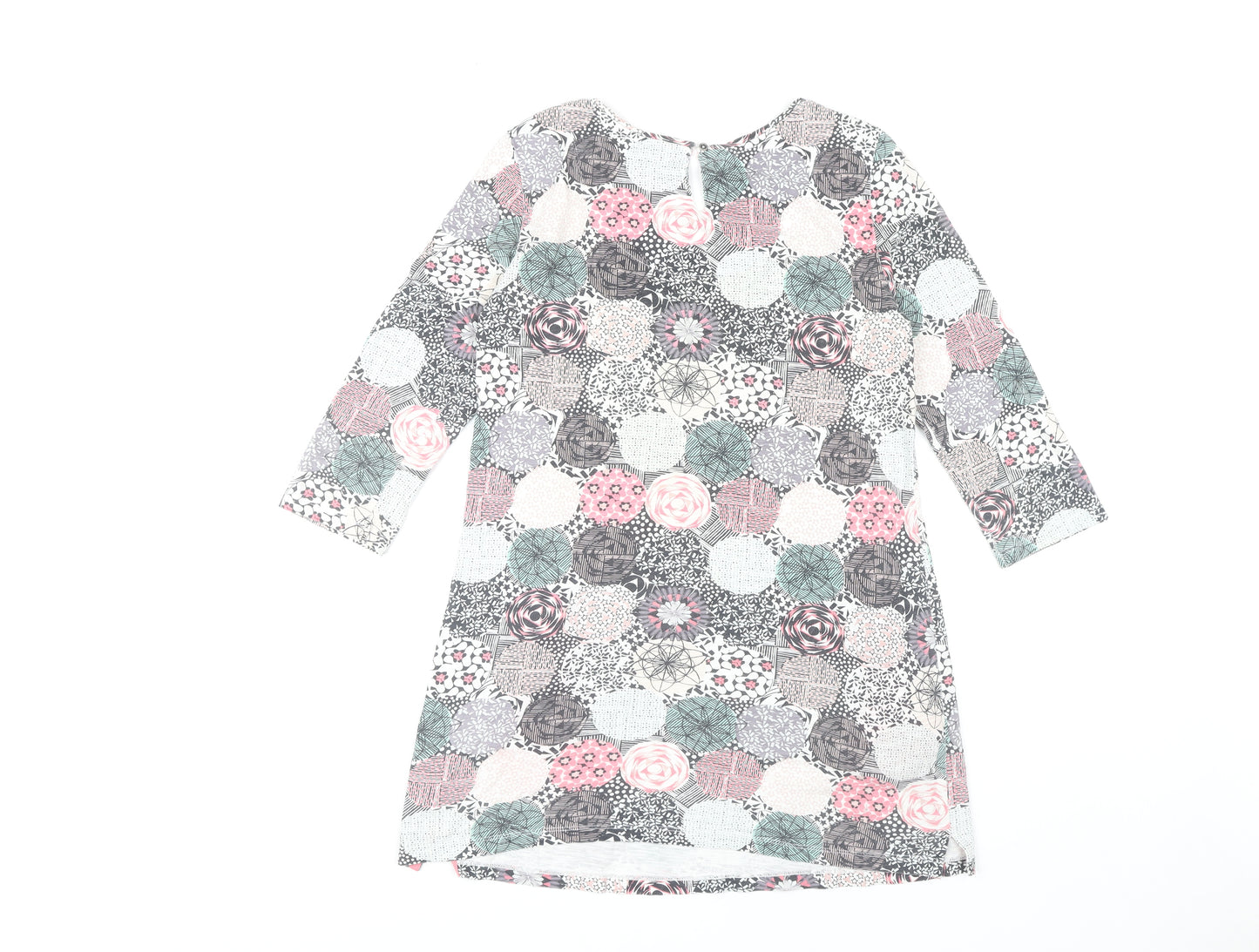 White Stuff Women's Multicoloured Floral Tunic Top Size 10