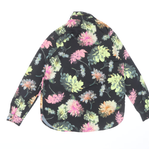Warehouse Women's Multicoloured Floral Blouse - Size 10