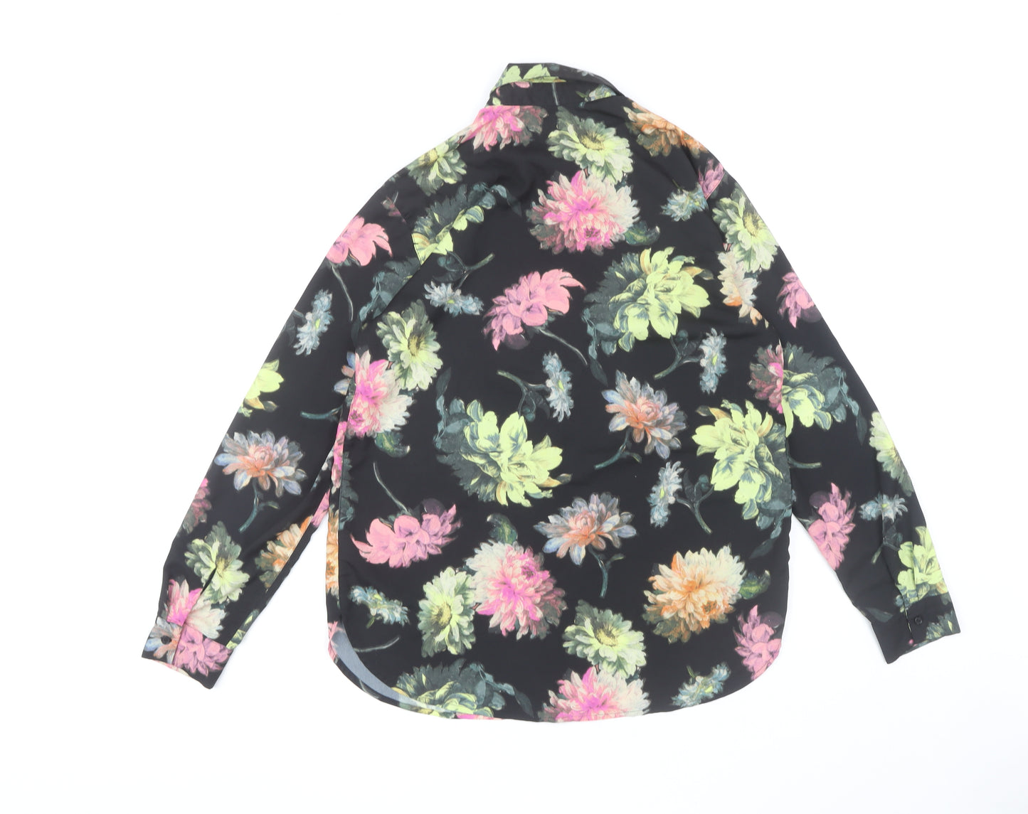 Warehouse Women's Multicoloured Floral Blouse - Size 10