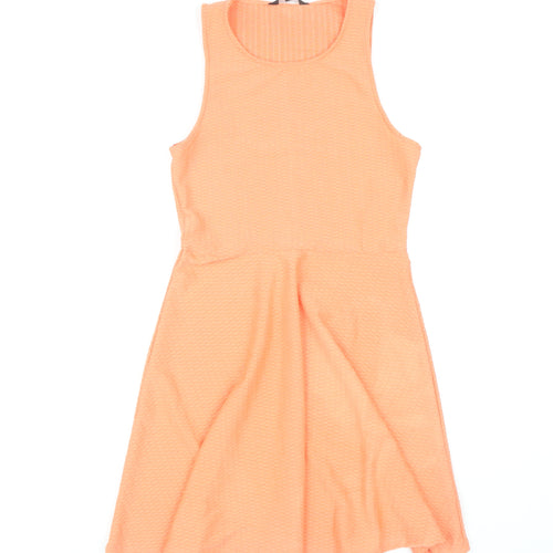 New Look Women’s Orange Skater Dress Size 10
