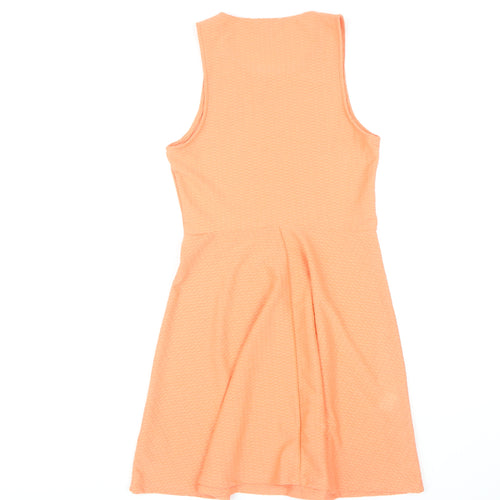 New Look Women’s Orange Skater Dress Size 10