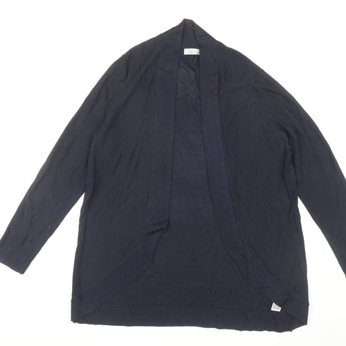 Marks and Spencer Women's Blue Open Front Cardigan Size 14