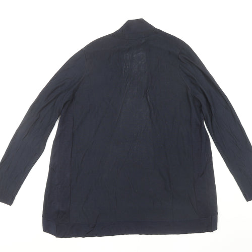 Marks and Spencer Women's Blue Open Front Cardigan Size 14