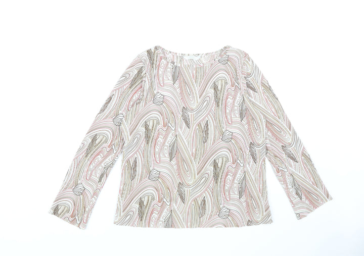 Marks and Spencer Women's Multicoloured Blouse - Size 12
