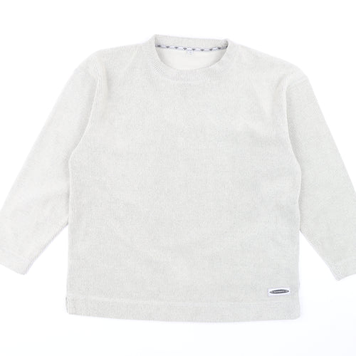 Freespirit Men's Ivory Knit Pullover Sweatshirt M