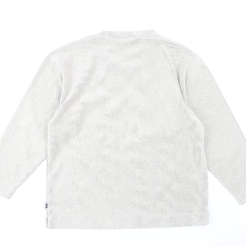 Freespirit Men's Ivory Knit Pullover Sweatshirt M