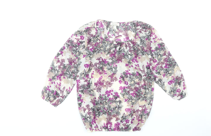 Marks and Spencer Women's Floral Blouse Size 8