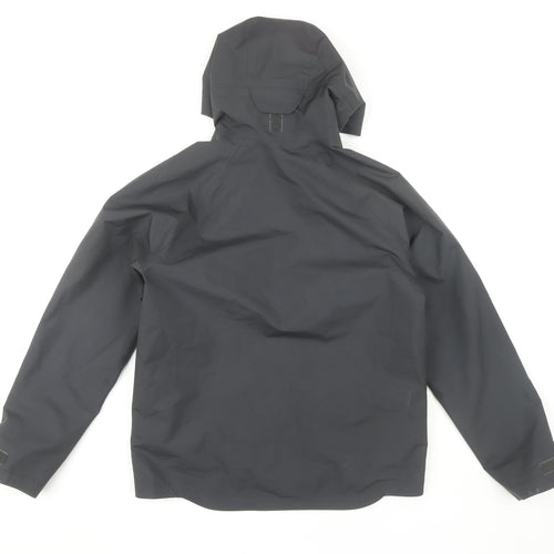 Decathlon Teens Grey Waterproof Lightweight Jacket