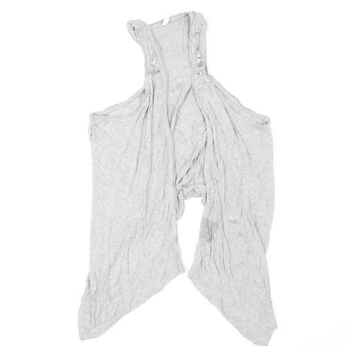 Marks and Spencer Women's Grey Sleeveless Cape, Size 18