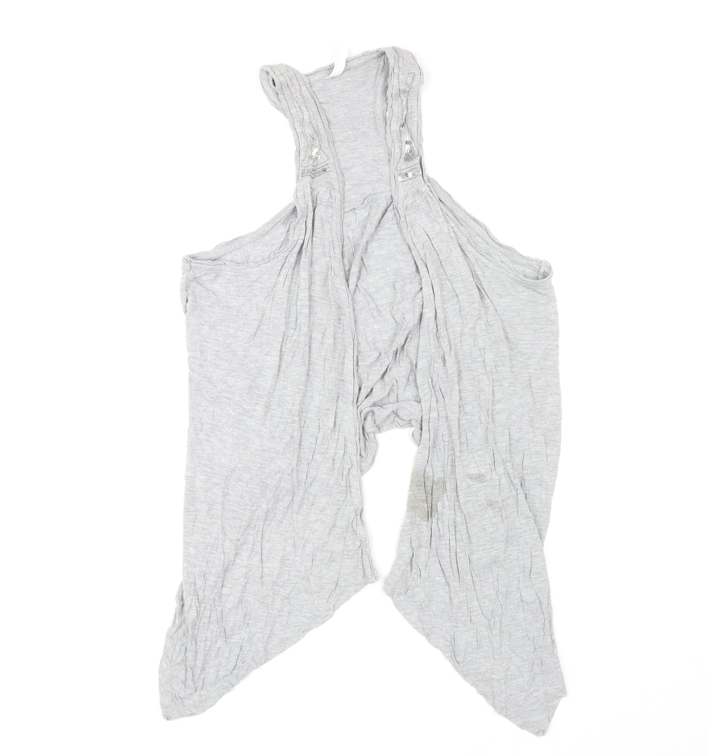 Marks and Spencer Women's Grey Sleeveless Cape, Size 18