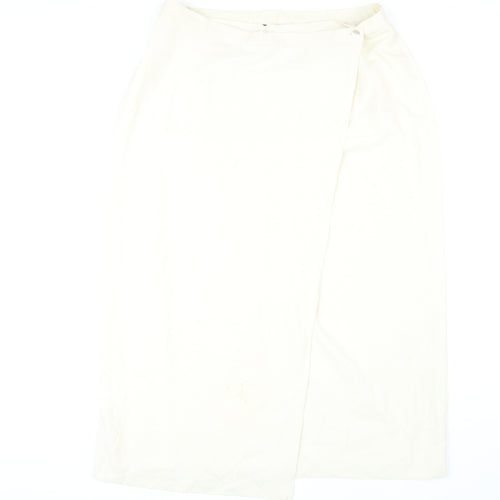 Julieann Heath Women’s Ivory Long Wrap Skirt