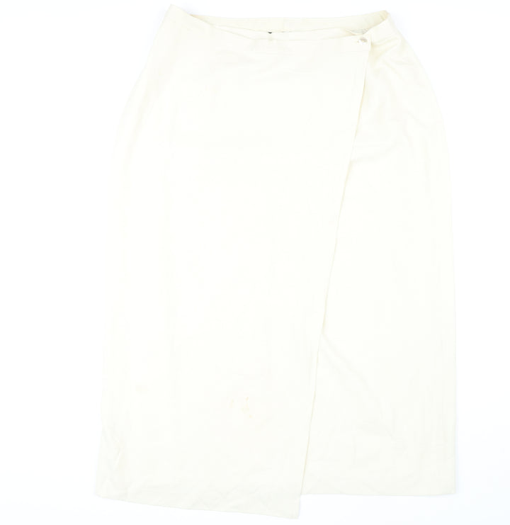Julieann Heath Women’s Ivory Long Wrap Skirt