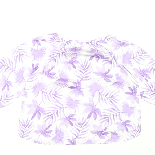 Marks and Spencer 3/4 Sleeve Floral Blouse UK 14
