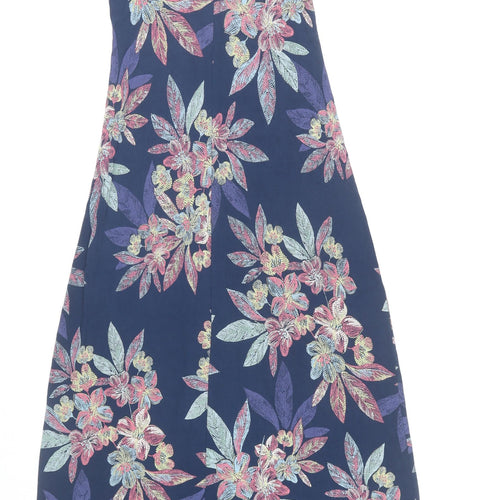 Fat Face Women's Blue Floral Maxi Dress Size 12