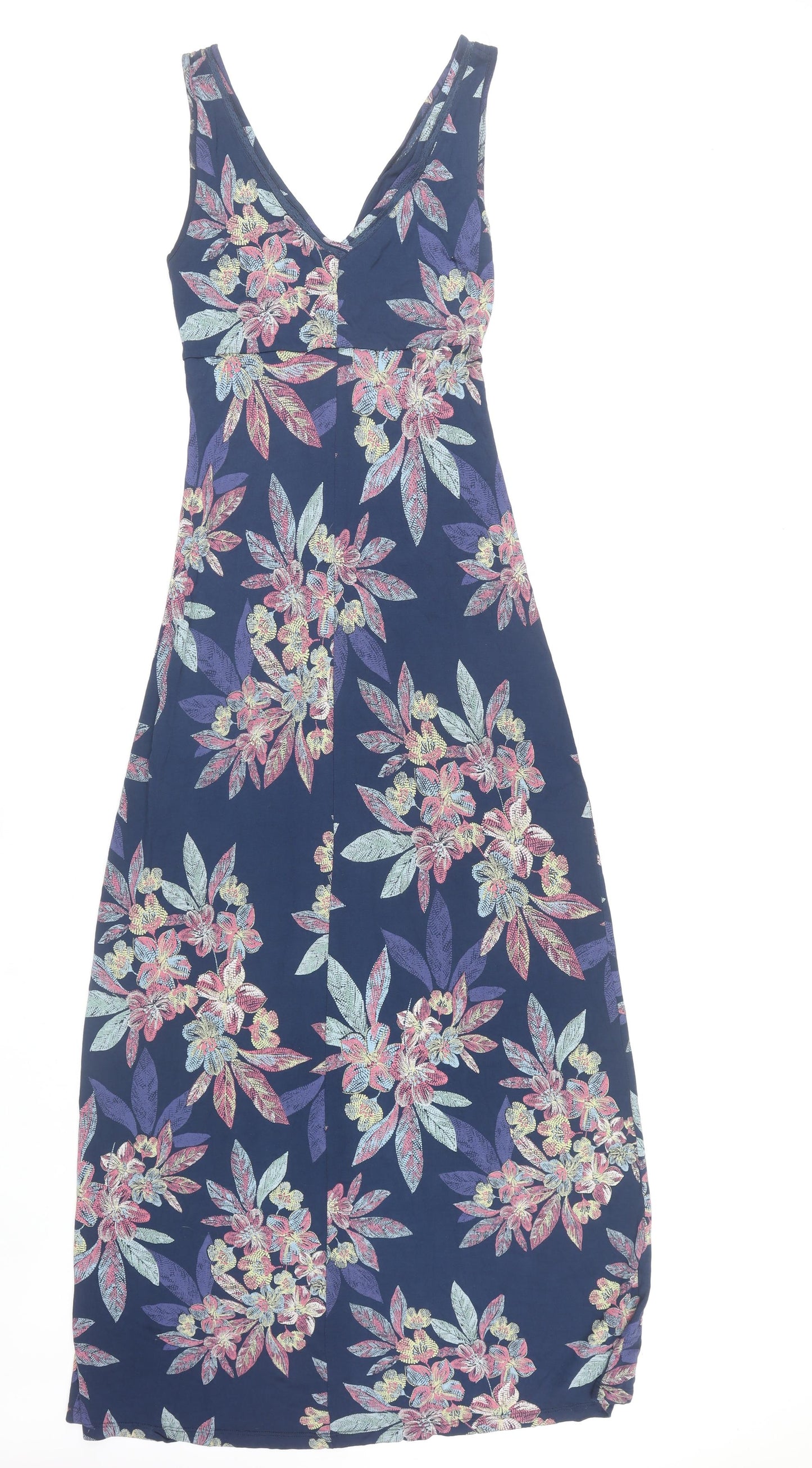 Fat Face Women's Blue Floral Maxi Dress Size 12