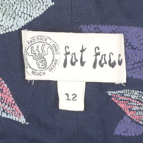 Fat Face Women's Blue Floral Maxi Dress Size 12