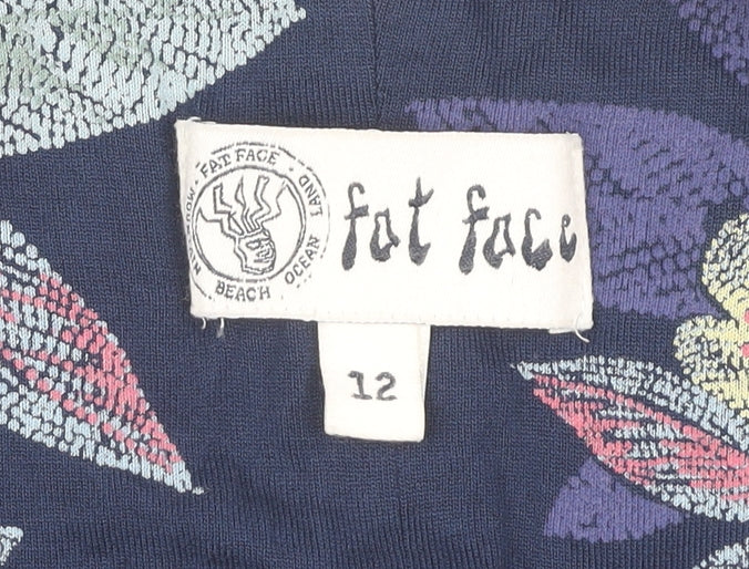 Fat Face Women's Blue Floral Maxi Dress Size 12