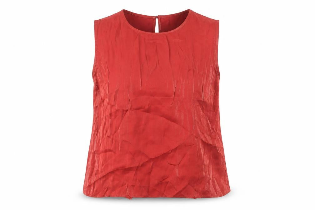Front view of Gloria Vanderbilt Red Women's Tank Top L