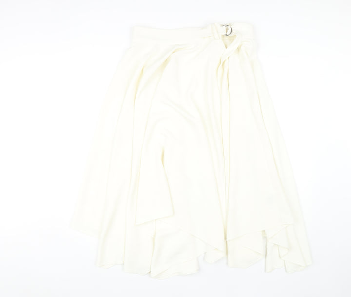 Marks and Spencer Women's White Skirt, Size 16