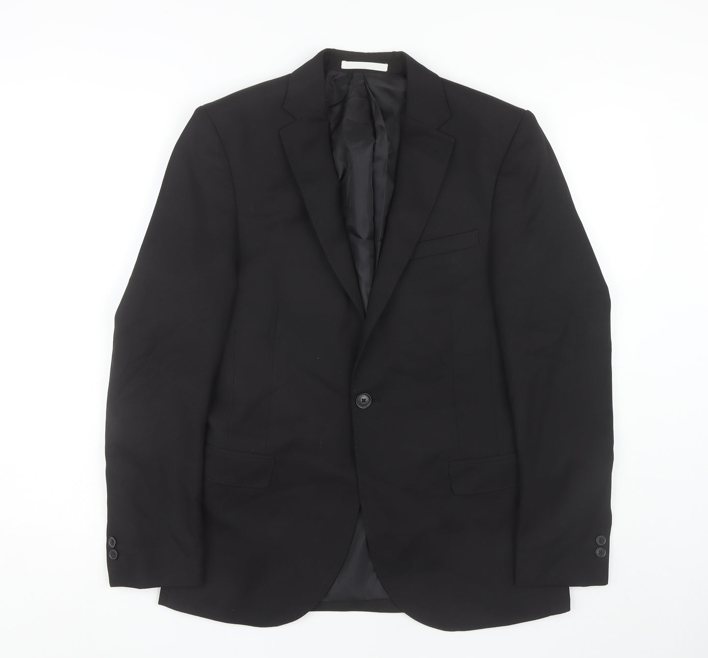 Moss London Black Slim Fit Blazer Men's 36