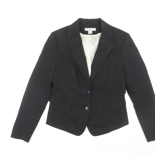 H&M Black Blazer for Women - Size 10, Business Casual