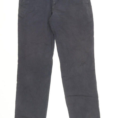 Racing Green Men's Blue Chino Trousers Size L