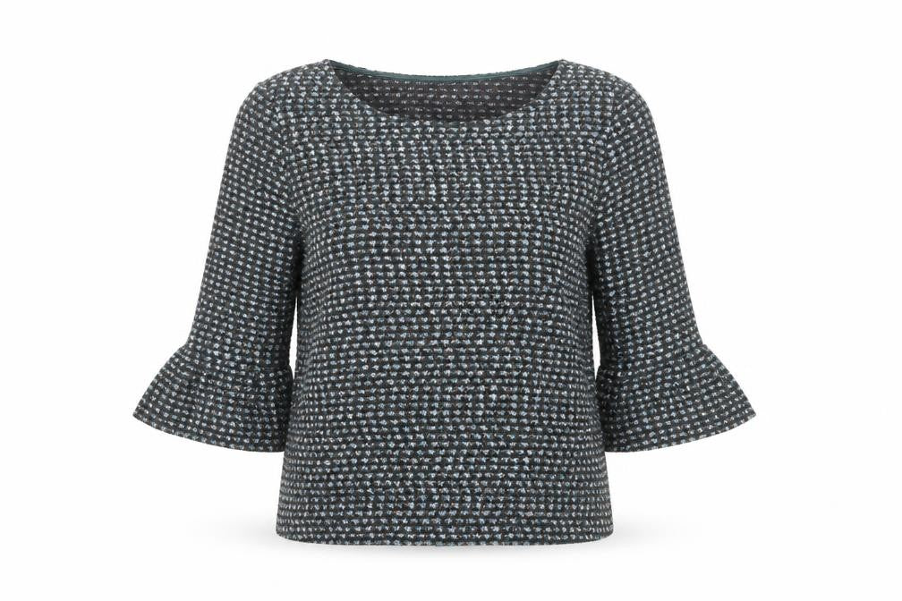 Front view of nanà Italian Heart Women's Multicoloured L Tunic Blouse