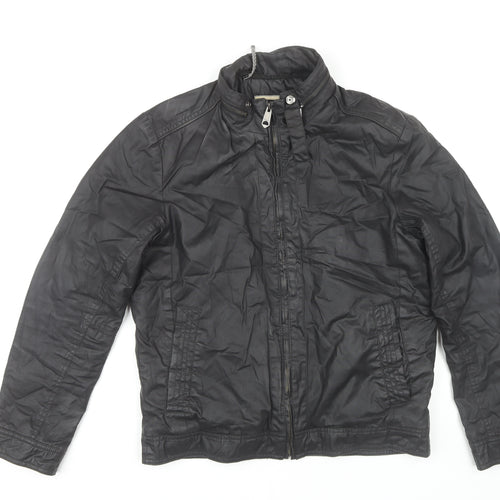 John Lewis Men's Black Jacket S Collared