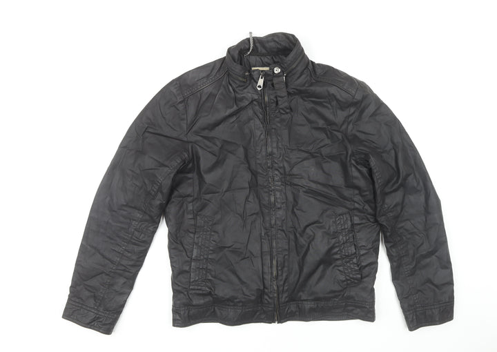 John Lewis Men's Black Jacket S Collared