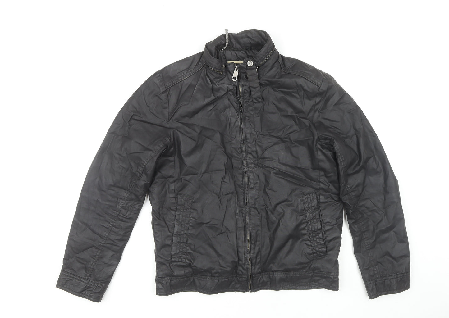 John Lewis Men's Black Jacket S Collared