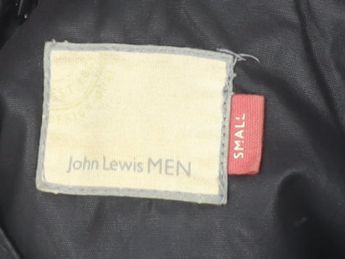 John Lewis Men's Black Jacket S Collared