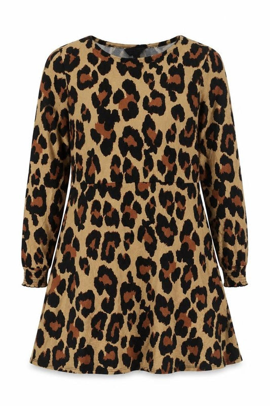 Front view of Dorothy Perkins Women’s Multicoloured Animal Print Dress