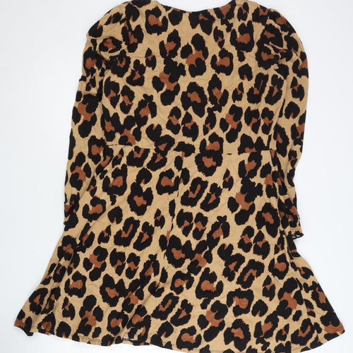 Dorothy Perkins Women’s Multicoloured Animal Print Dress