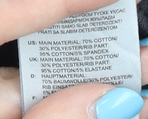 Adidas Men's Black Jogger Trousers, Size L, for Activewear