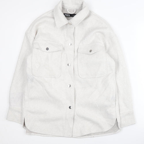 Zara Women's Ivory XS Basic Jacket