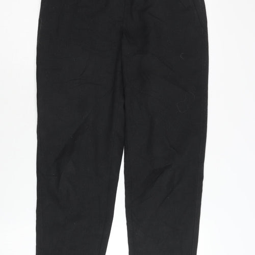 Dorothy Perkins Women's Black Straight Trousers Size 8