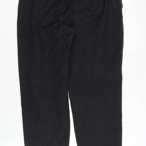 Dorothy Perkins Women's Black Straight Trousers Size 8