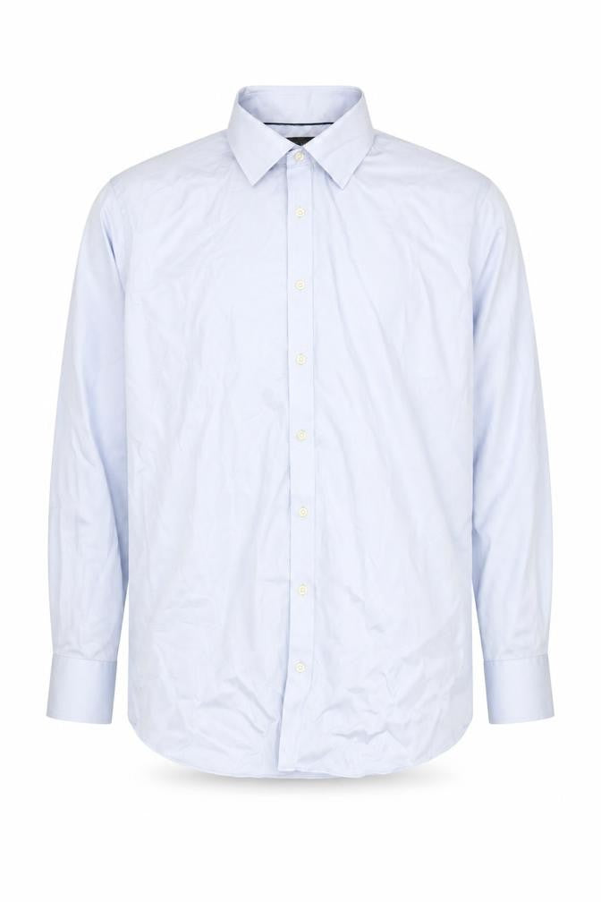 Marks and Spencer Men's Blue Long Sleeve Dress Shirt