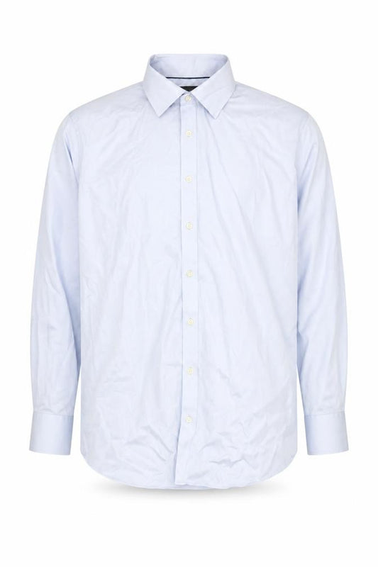 Marks and Spencer Men's Blue Long Sleeve Dress Shirt