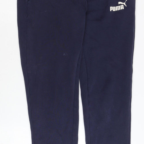 Puma Men's Blue Jogger Trousers M - Elastic Waist